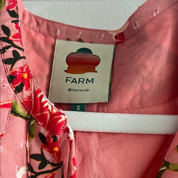 ✨ Brand New, Never Worn ✨ FARM Rio Pink Floral Mini Dress - Picture 2 of 3